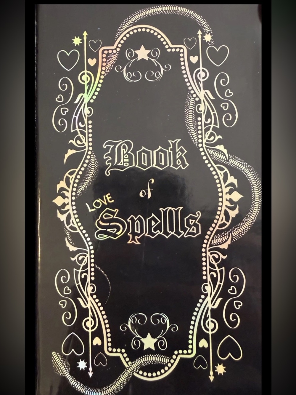 Rare Betsey Johnson Book of love Spells Wristlet Large Wallet Black Gothic NWT - Picture 14 of 16